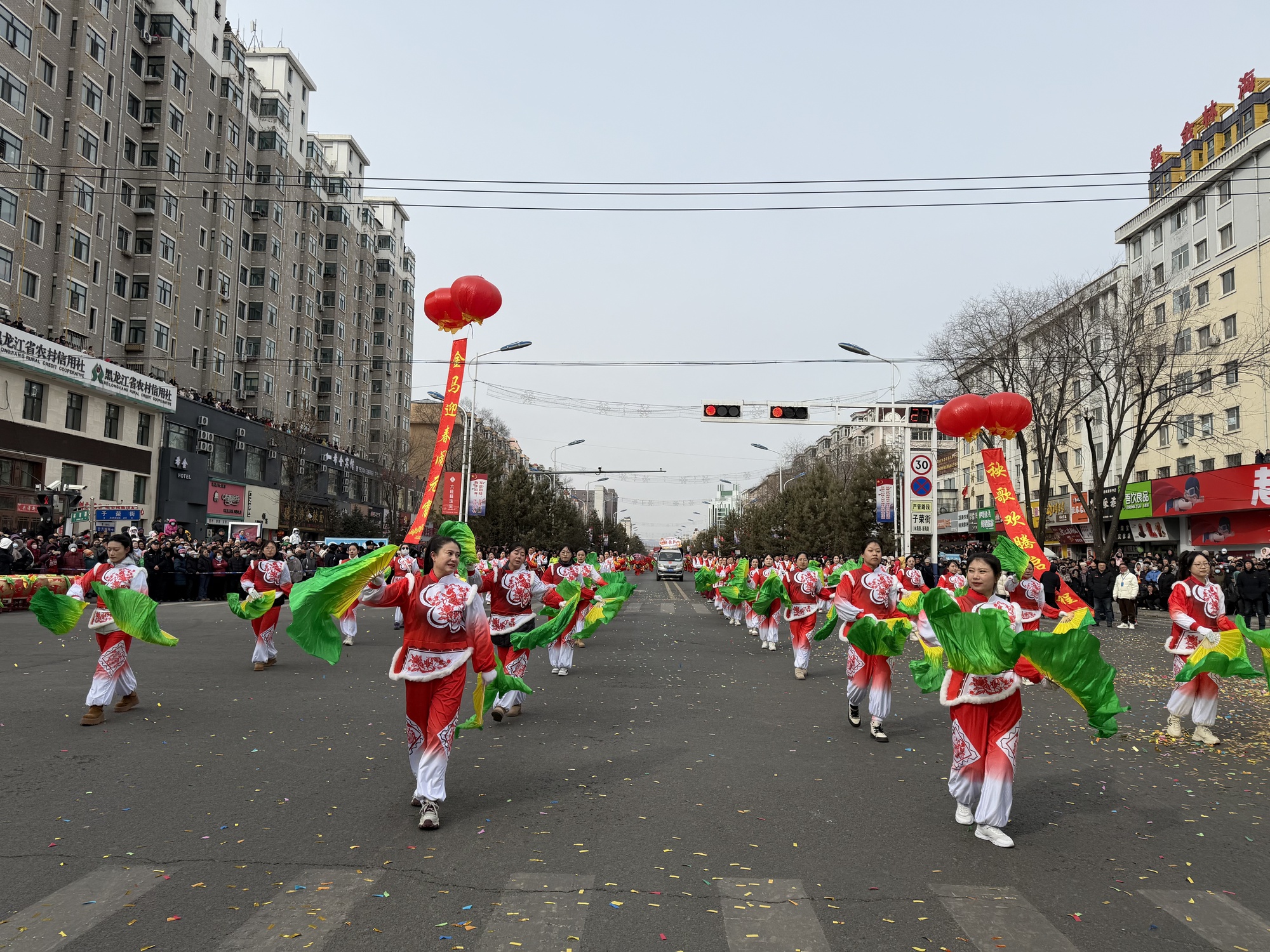 海林：民俗盛宴贺元宵秧歌欢腾启新程(图2)